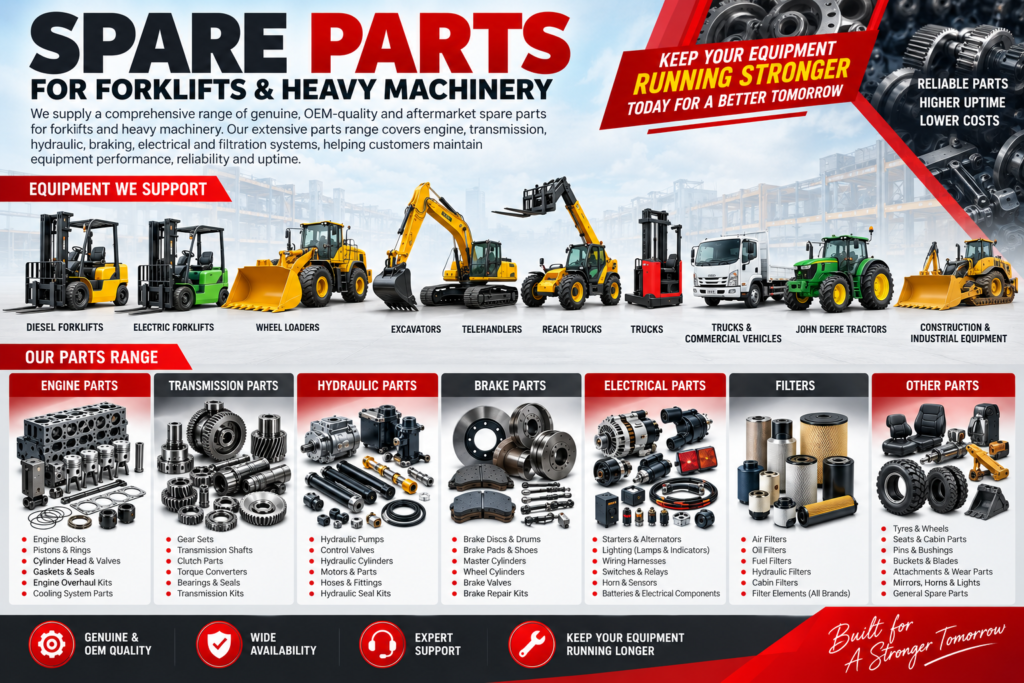 Sur global trading Forklfits heavy machinery Tractor spare parts