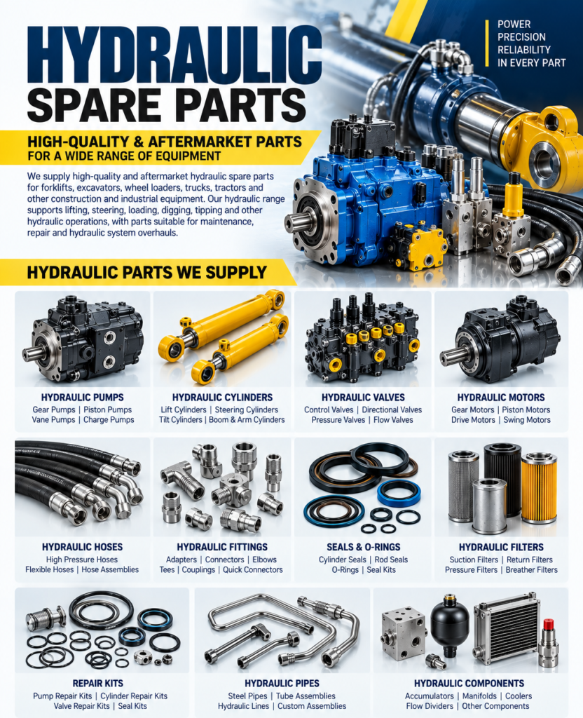Hydraulic parts forklif truck